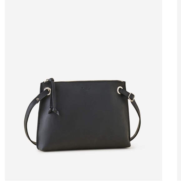 Authentic roots leather cross body bag Graphite colour - Picture 1 of 13